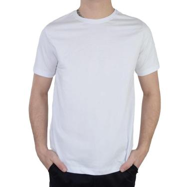 Imagem de Camiseta Masculina Voorth MC Malha Lisa Branca - 5607S-Masculino
