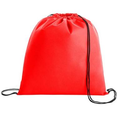 Imagem de Kit 5x Mochilas tipo Saco Gym Sack em TNT Premium 37x41cm Cute TopGet,
