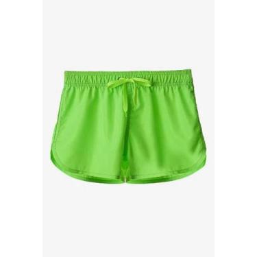 Imagem de Shorts Feminino Praia Tactel Adulto Plus Size Liso Ex Grande - COWGIRL