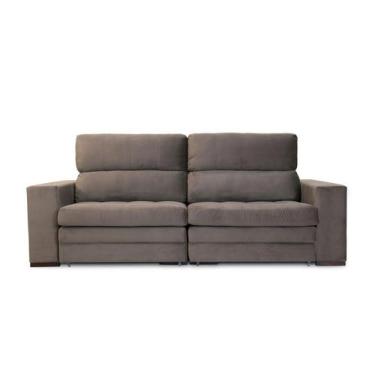 Imagem de Sofá de Fábrica Retrátil e Reclinável 3 Lugares Chicago - Veludo Itáli
