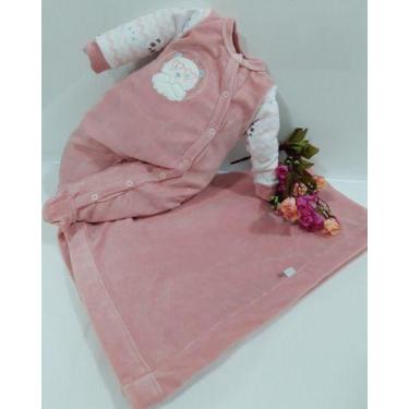 Imagem de - Saída Maternidade Plush Bebê Menina Le Bhua Linh Paraiso 486 - Le Bh