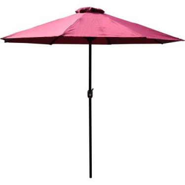 Imagem de Ombrelone Vertical Aço 2,7m Vermelho Kala