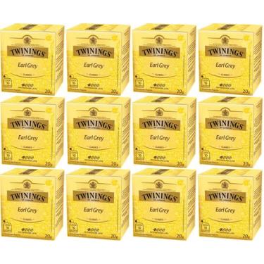 Imagem de Chá Twinings Preto Earl Grey Kit 12 Caixas 10 Un 120 Sachês
