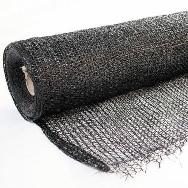 Imagem de Tela Sombrite Raschel 35% 9x73m Preta Para Proteção e Sombreamento de 