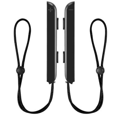 Imagem de LongLongJin switch joycon wrist strap,Compatible Wrist Nintendo Joycon Lanyard Replacement Parts Accessories for switch Controller(2*Black)