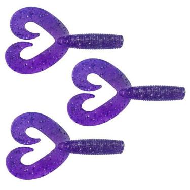 Imagem de Isca Soft Artificial Matadeira Grub Duplo P/ Traíra Cart.3pç