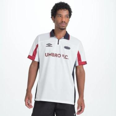 Imagem de Camisa Umbro Authentic Masculina  - Branco+Azul, PP