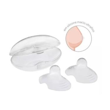 Imagem de Bico de Silicone Para Amamentar Protetor De Seio Mamilo BUBA