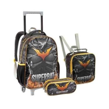 Imagem de KIT MOCHILA MASC. BAT A HERO 3PCS DL1833 - Seanite