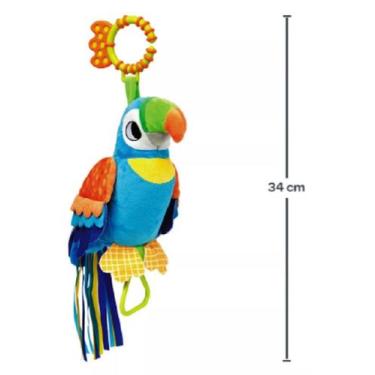 Imagem de Mobile Chocalho de Pelúcia - Papagaio - Nacional - Buba