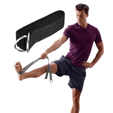 Imagem de Alça e Cinto de Yoga - 2 em 1 ALONGAMENTO E FLEXIBILIDADE CORPORAL - L