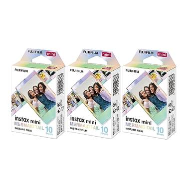Imagem de Fujifilm Instax Mini Mermaid Tail Film, Glitter Styles (10 exposições) Pacote com 3 (3 itens)