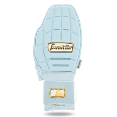 Imagem de Franklin Sports Luva deslizante MLB de beisebol + softbol - CFX PRT luva deslizante protetora para adultos - luva esquerda + direita - protetor de mão + pulso para corrida - azul royal - tamanho único