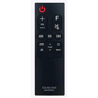Imagem de AKB75595331 Controle remoto adequado para LG Sound Bar SN6Y SL6Y SPH4B-W SPN5B-W SL4 SNC4R SPJ4-S S65S3-S SPL5B-W SPH4B-W SL5Y SL4Y SL7Y SN7CY