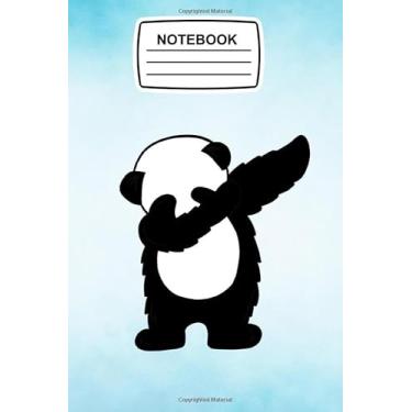 Imagem de Notebook: Funny Panda Bear Dab Dance Dabbing, Journal Notebook Blank Lined Ruled 6x9 100 Pages