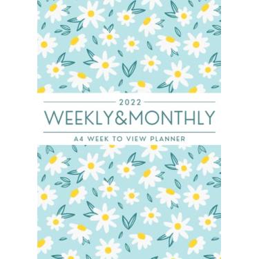 Imagem de 2022 Planner Weekly and Monthly: A4 Uk 2022 Diary | 12 Months Calendar From January to December | To-Do List and Notes ... Beautiful Floral Cover