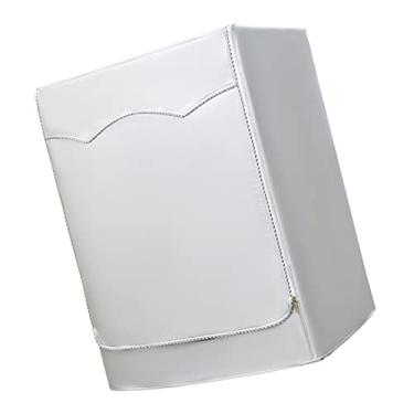 Imagem de Capa de Lavadora Totalmente Automática, Protetor de Aparelho de Lavagem Protetor Solar à Prova de Poeira Com Zíper para Lavanderia Doméstica