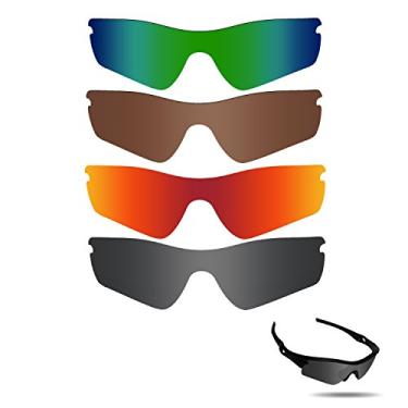 Imagem de Lentes de substituição Fiskr para óculos de sol Oakley Radar Path Pacote com 4 pares