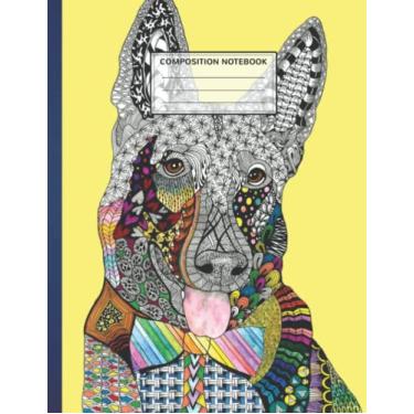 Imagem de Composition Notebook : Funny Dog Themed Journal Notebook Lined Journal Notebooks, College Ruled Notebooks for Office, School Supplies For teen girls boys women 8.5x11 inches, 110 Pages KDO-A614