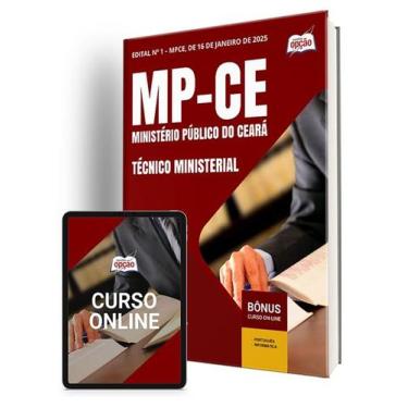 Imagem de Apostila MP-CE 2025 - Técnico Ministerial - Apostilas Opção