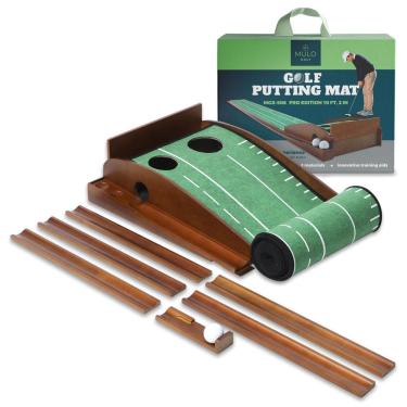 Imagem de Portátil interno Putting Green MULO de 10 pés com retorno automático de bola