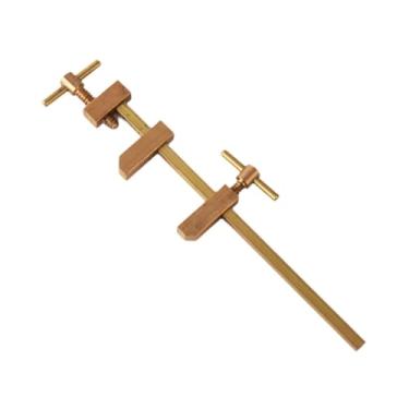 Imagem de Ioensy F braçadeira de barra diy carpintaria latão clipe rápido fixação placa emenda painel posicionamento carpintaria ferramenta braçadeira paralela, 240mm