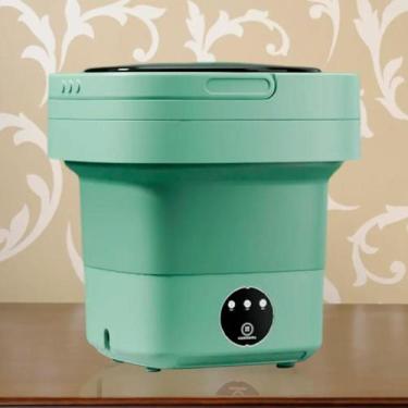 Imagem de Máquina de Lavar Roupa Mini Turbo Limpeza Prática - 110V