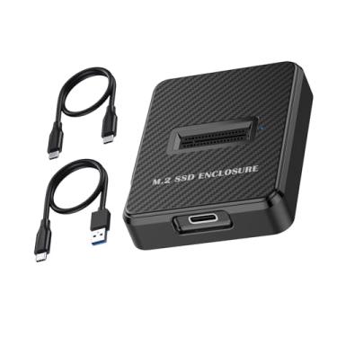 Imagem de Estação de ancoragem, 10 Gbps NVMe e SATA M.2 SSD M Key B+M Key Reader Writer Adapter Dock Station