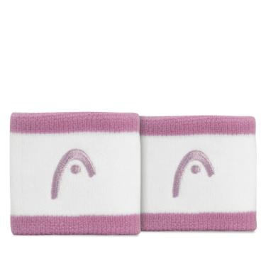 Imagem de Munhequeira Head 2.5 Curta Branca e Lilás - Com 02 Unidades