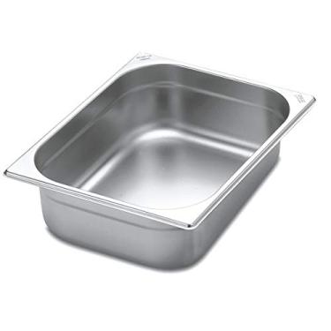 Imagem de Conjunto de Cubas 10 peças Tramontina GN 1/2 em Aço Inox sem Alças Profundidade 65 mm - Aço 304