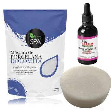 Imagem de Eco Spa - Dolomita clareadora + Oleo de Rosa Mosqueta Puro - Kit, DOLO
