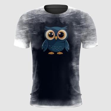 Imagem de Camiseta Coruja Olhos Brilhantes - FABRIQUETA, G