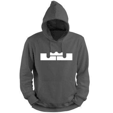 Imagem de Blusa Moletom Capuz Basquete Lebron James Logo Basketball