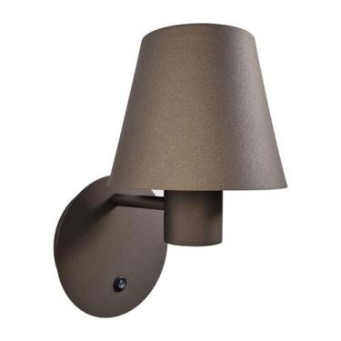 Imagem de Arandela Com Interruptor Carlotta 4078 Cor Amêndoa E27 - TKS