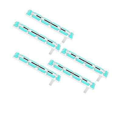 Imagem de Slide Potenciômetro, Fader Deslizante Reto de Canal Duplo, Baixo Ruído para Ajuste de Volume, Qualidade da Imagem, Com Ampla Faixa de Temperatura de Trabalho, para Vários Controles