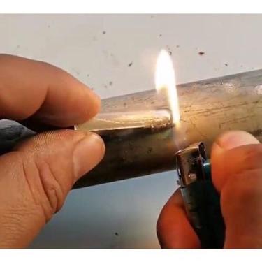 Imagem de Barra de Solda baixa temperatura acabamento Alumínio PowderCored