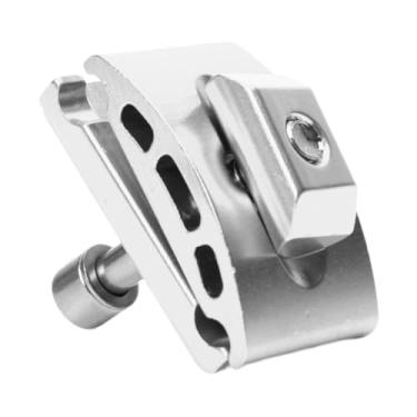 Imagem de oshhni Bicicleta SeedPost Cramp Head Selddle Pipe Head Connector para reparar Bike Mountain Bike Portátil Cabeça, Prata
