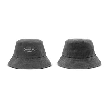 Imagem de Bucket Hat ateez Official Tour Merch Acid Wash Charcoal