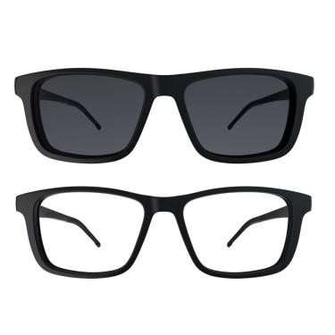 Imagem de Armação De Óculos Hb Clip On Switch 0351 10103510578032 Preto