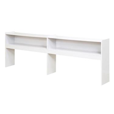 Imagem de Estante Para Bicama 2 Nichos 220x80x25 Bb29 Branco Dtall Branco