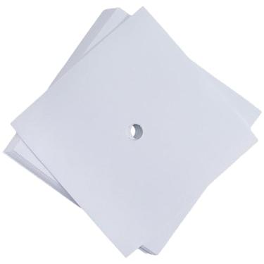 Imagem de GORGECRAFT 10 peças adesivos de cartolina para graduação 9,8 x 9,8 polegadas branco autoadesivo glitter papel de construção chapéu de formatura decorações para grad caps borla top diy scrapbook