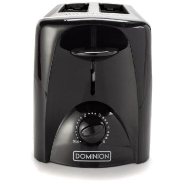 Imagem de Torradeira Elétrica 2 Fatias com Desligamento Automático, 110V 900W, Dominion, Preto