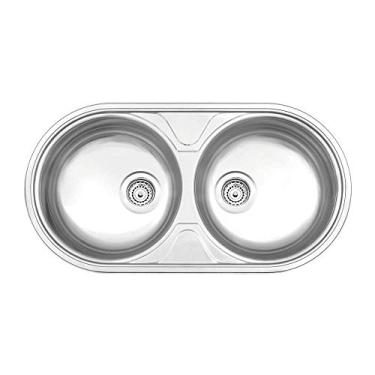 Imagem de Cuba em Aço Inox Acetinado 84X44cm, Tramontina, 94035102