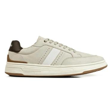 Imagem de Tênis de Couro Ferracini Masculino Locker Cinza Claro/natural/gelo 7163-683b 38