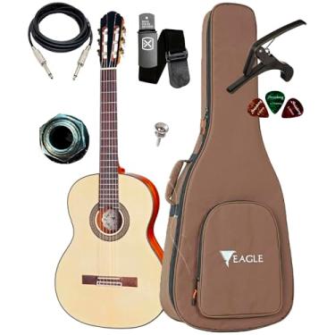 Imagem de Violão Eletroacústico Eagle Dh69 Com Bag E Acessórios (NT)