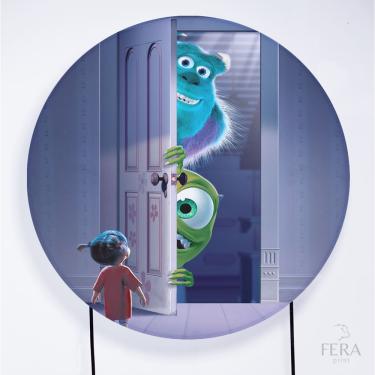 Imagem de Painel Decorativo para Festa 1,30x1,30 metros Vesti Fácil com Elástico Monstros S.A - Fera Print