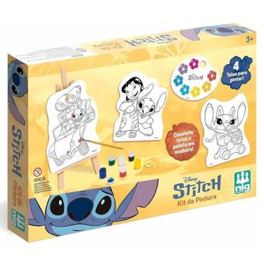 Imagem de Kit De Pintura Infantil Com Cavalete Stitch Disney Nig 4102