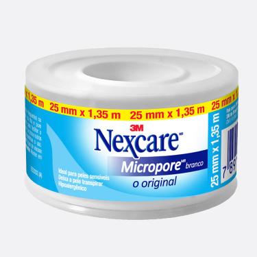 Imagem de Fita Micropore Nexcare Branca 25mm x 1,35m