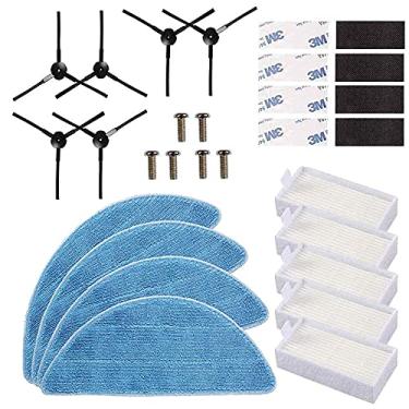 Imagem de Escova lateral de substituição Electropan + filtro Hepa + pastilhas de esfregão + pasta mágica para Ilife V5, Ilife V5s, Ilife V5s pro, Ilife V3, Ilife V3s, peça de reposição Ilife V5s pro