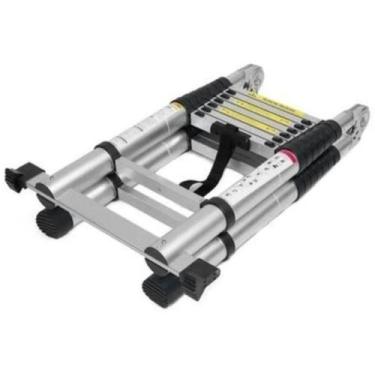 Imagem de Escada Telescopica Alumnio Multifuncional 13 Degraus 3,8Mts - Sa, Song